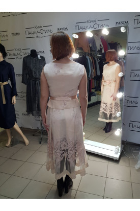 Вл-958-18 Костюм юбочный Пудра